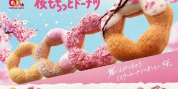 Mister Donut Jepang Rilis Koleksi Donut Sakura Mochi Musim Semi 2024